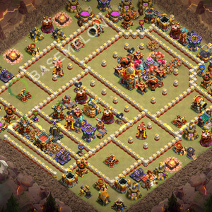 Town Hall Level 16 War Base Design 2026, Anti 3 Stars, Anti Everything, Layout #3877