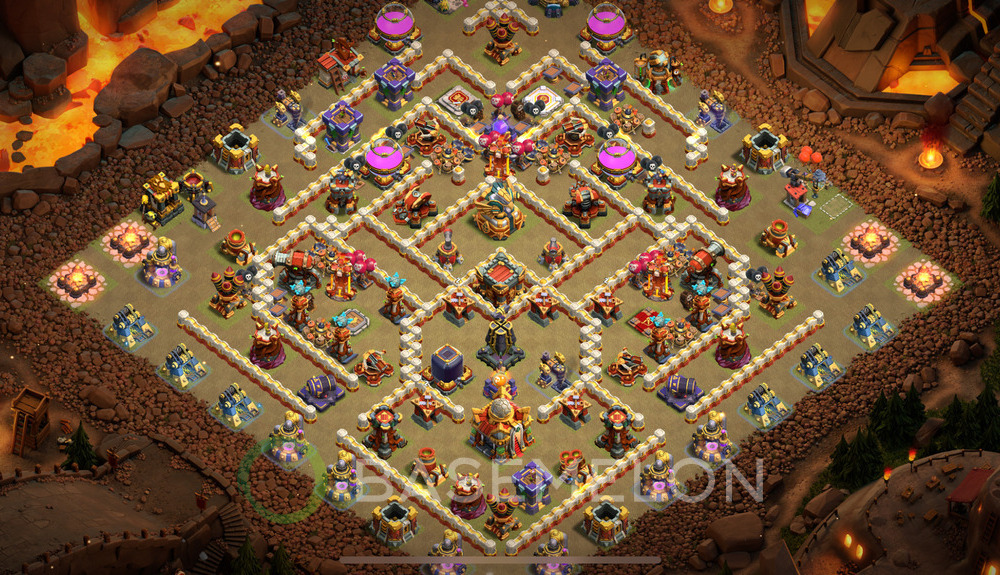 Town Hall Level 16 War Base Design 2025, Anti Everything, Layout #402