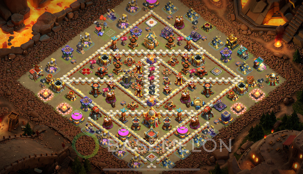 Town Hall Level 16 War Base Design 2025, Layout #491