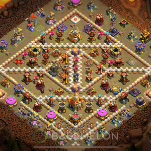 Rathaus Level 16 Krieg Base 2025, Layout #491