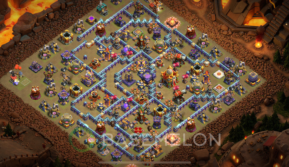 Town Hall Level 16 War Base Design 2024, Anti 3 Stars, Layout #522