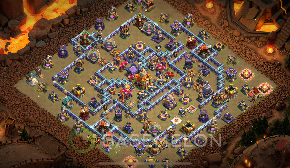 Town Hall Level 16 War Base Design 2024, Anti Everything, Layout #641