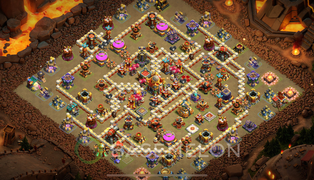 Town Hall Level 16 War Base Design 2024, Anti Everything, Layout #641