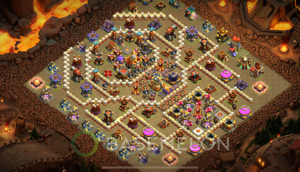 Town Hall Level 16 War Base Design 2024, Layout #910