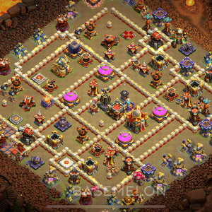 Rathaus Level 16 Krieg Base 2025, Anti Alles, Layout #953