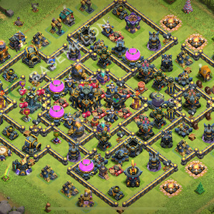 Town Hall Level 17 Trophy/Defense Base Design 2025, Anti Air, Legend League, Layout #1004