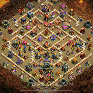 Town Hall Level 17 War Base Design 2025, Anti Everything, Layout #1006