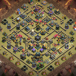 Town Hall Level 17 War Base Design 2026, Anti Everything, Layout #1006