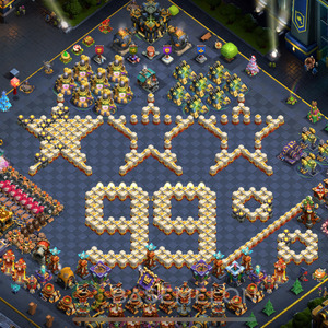 Rathaus Level 17 Progress Base 2025, Layout #1017