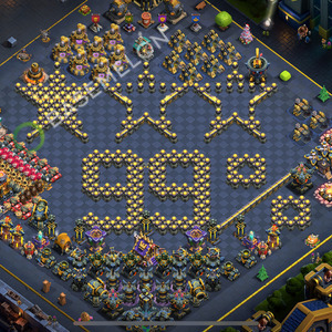 Town Hall Level 17 Progress Base Design 2025, Layout #1017