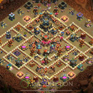 Town Hall Level 17 War Base Design 2025, Legend League, Layout #1018