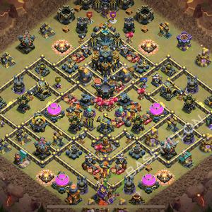 Town Hall Level 17 War Base Design 2025, Legend League, Layout #1018