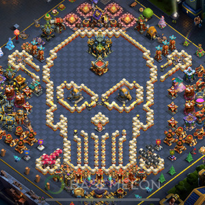 Rathaus Level 17 Progress Base 2025, Layout #1019