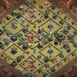 Town Hall Level 17 War Base Design 2026, Anti Everything, Layout #1020