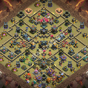 Town Hall Level 17 War Base Design 2026, Anti 3 Stars, Layout #1024