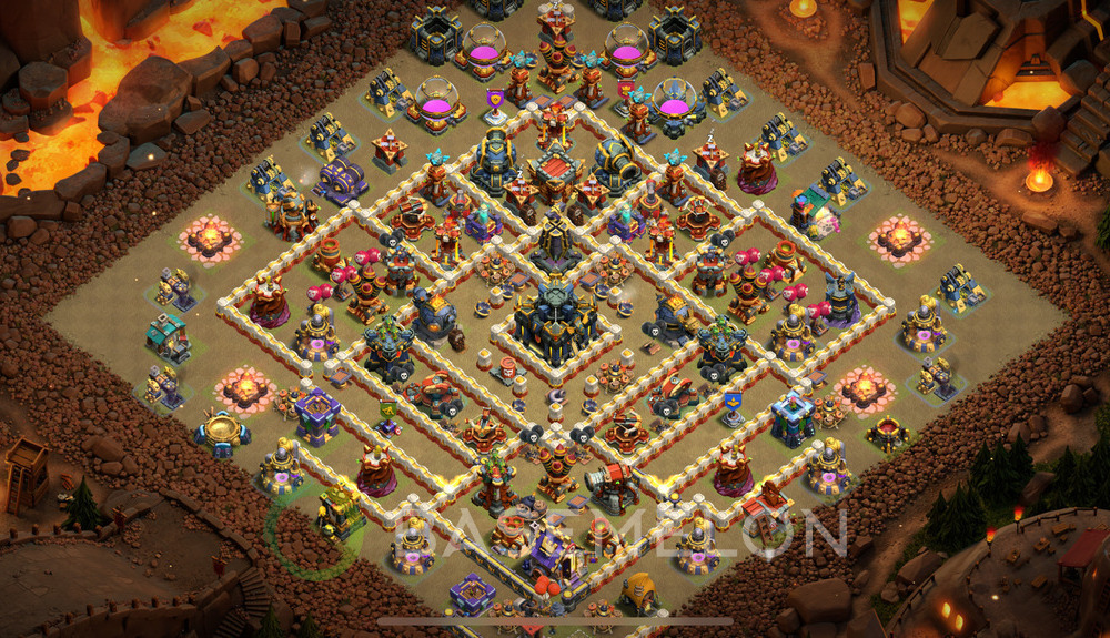 Town Hall Level 17 War Base Design 2024, Anti 2 Stars, Layout #1025