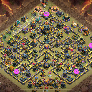 Aldea del Ayuntamiento Nivel 17 para Guerra, Anti 3 Estrellas Diseño 2025, #1029