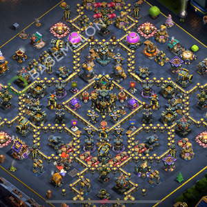 Aldea del Ayuntamiento Nivel 17 para Defensa, Anti Todo Diseño 2025, #1036