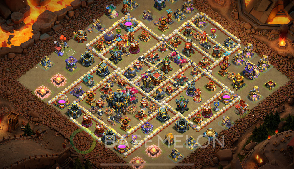 Town Hall Level 17 War Base Design 2024, Anti Everything, Layout #1039