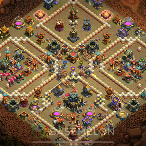Town Hall Level 17 War Base Design 2025, Anti 2 Stars, Layout #1041