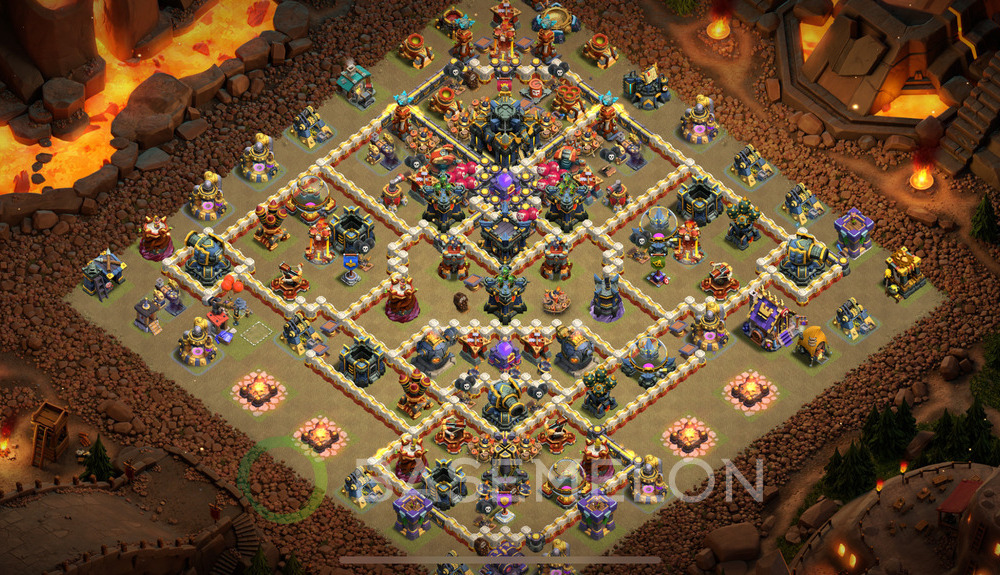 Town Hall Level 17 War Base Design 2024, Anti Everything, Layout #1141