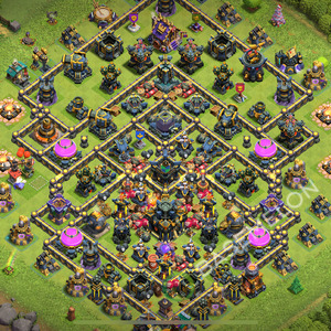 Aldea del Ayuntamiento Nivel 17 para Farming, Anti 3 Estrellas Diseño 2025, #1278