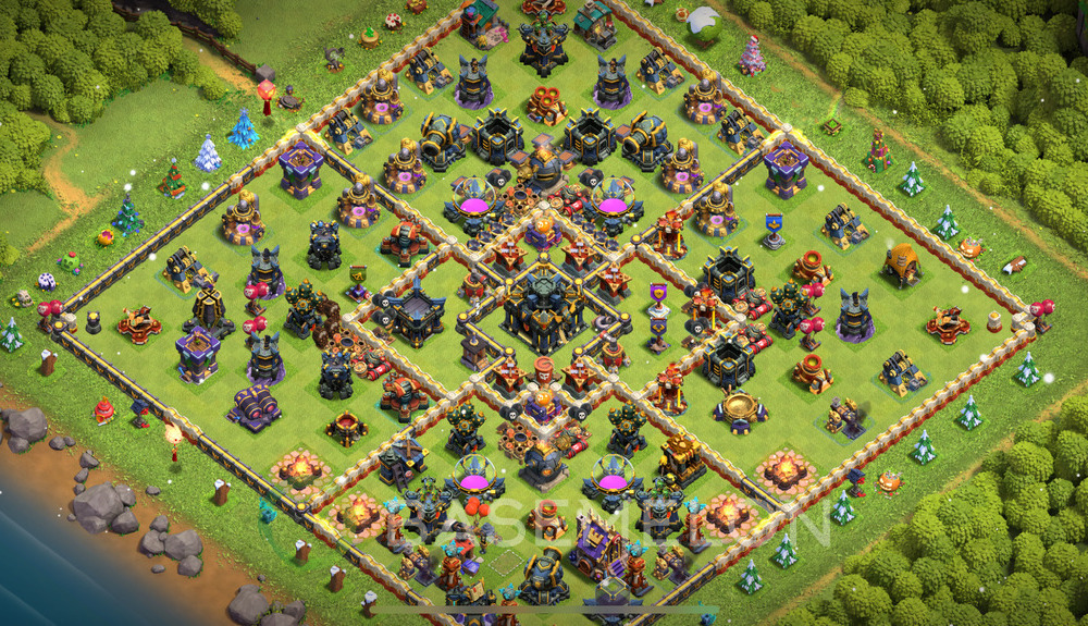 Town Hall Level 17 Farm Base Design 2025, Anti 3 Stars, Anti Everything, Layout #1539