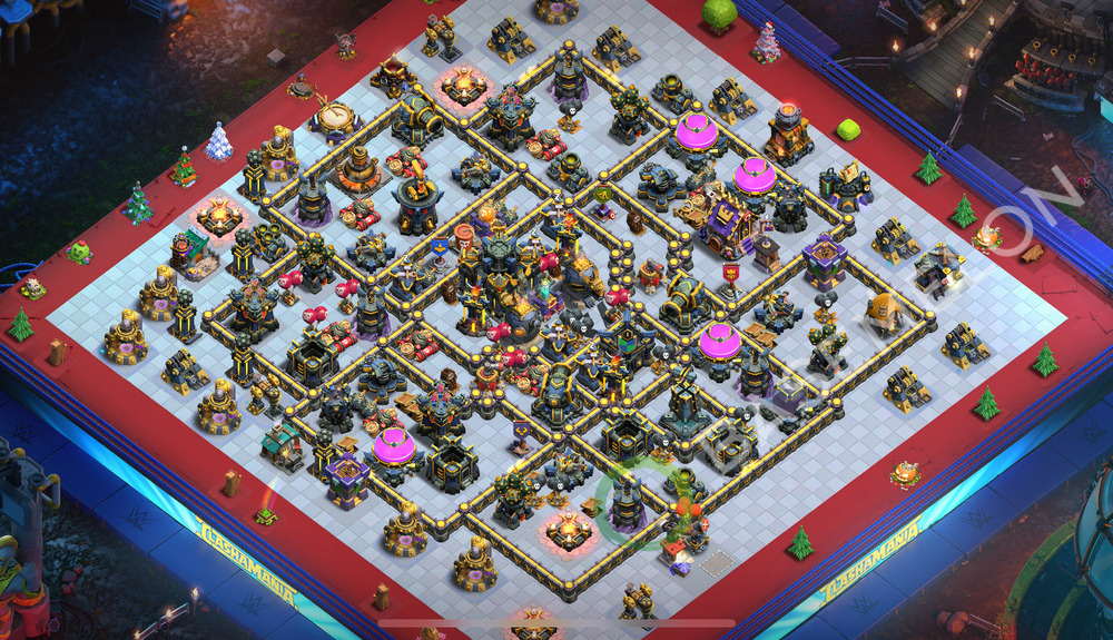 Aldea del Ayuntamiento Nivel 17 para Farming, Anti 2 Estrellas Diseño 2025, #1673