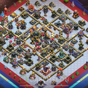 Town Hall Level 17 Farm Base Design 2025, Anti 2 Stars, Layout #1673