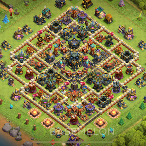 Town Hall Level 17 Farm Base Design 2025, Layout #1681