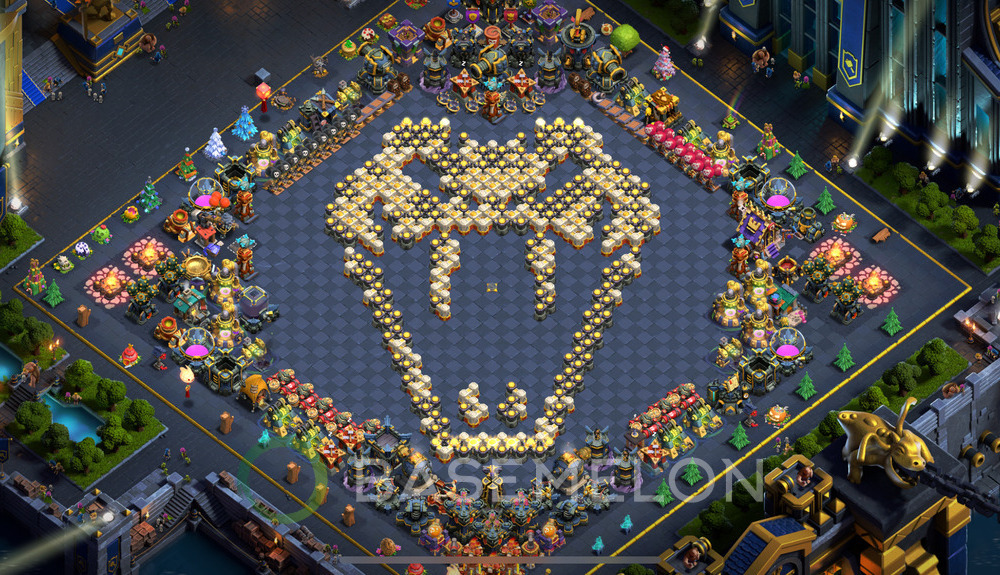 Rathaus Level 17 Progress Base 2025, Layout #1757