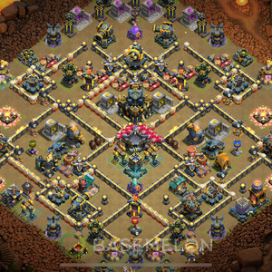 Town Hall Level 17 War Base Design 2025, Anti Everything, Layout #1776
