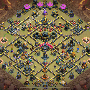 Aldea del Ayuntamiento Nivel 17 para Guerra, Anti Todo Diseño 2025, #1776