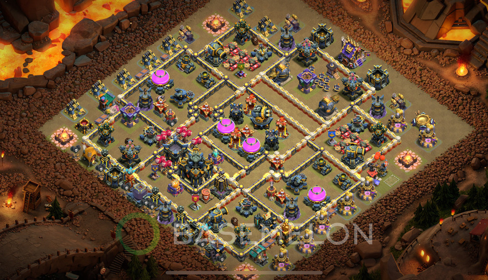 Rathaus Level 17 Krieg Base 2025, Hybrid, Layout #1839