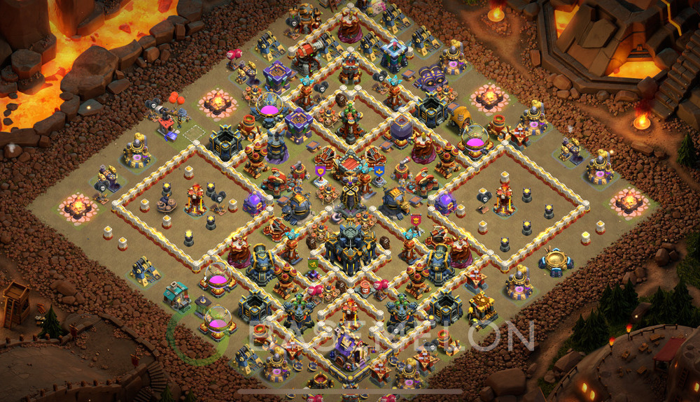Rathaus Level 17 Krieg Base 2025, Anti Air, Layout #1849