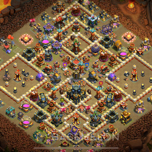 Town Hall Level 17 War Base Design 2025, Anti Air, Layout #1849