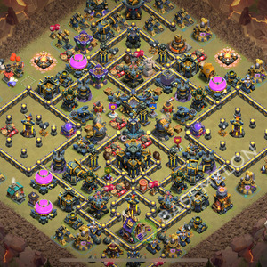 Aldea del Ayuntamiento Nivel 17 para Guerra, Anti Aéreo Diseño 2025, #1849