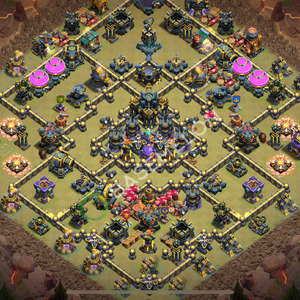 Town Hall Level 17 War Base Design 2025, Legend League, Layout #1936