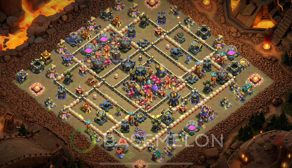 Town Hall Level 17 War Base Design 2025, Anti Everything, Layout #1948