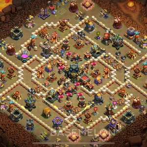 Rathaus Level 17 Krieg Base 2025, Anti Alles, Layout #1954