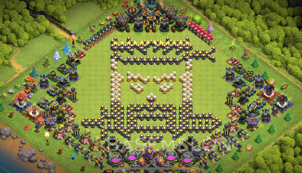 Rathaus Level 17 Progress Base 2025, Layout #2001