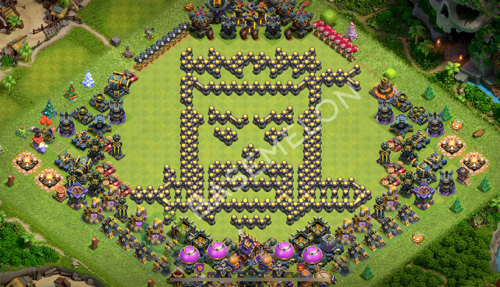 Town Hall Level 17 Progress Base Design 2025, Layout #2001