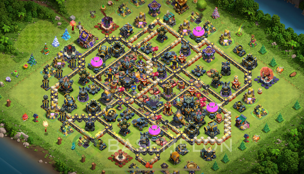 Town Hall Level 17 Trophy/Defense Base Design 2025, Layout #2028