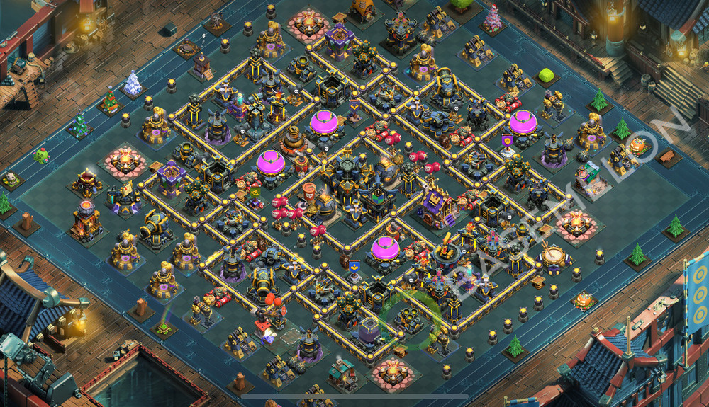 Aldea del Ayuntamiento Nivel 17 para Defensa, Anti 2 Estrellas, Liga Leyenda Diseño 2025, #2089