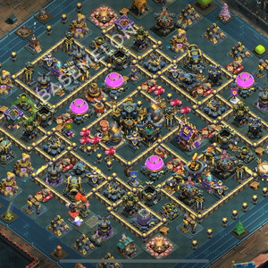 Town Hall Level 17 Trophy/Defense Base Design 2025, Anti 2 Stars, Legend League, Layout #2089