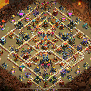 Town Hall Level 17 War Base Design 2025, Layout #2129