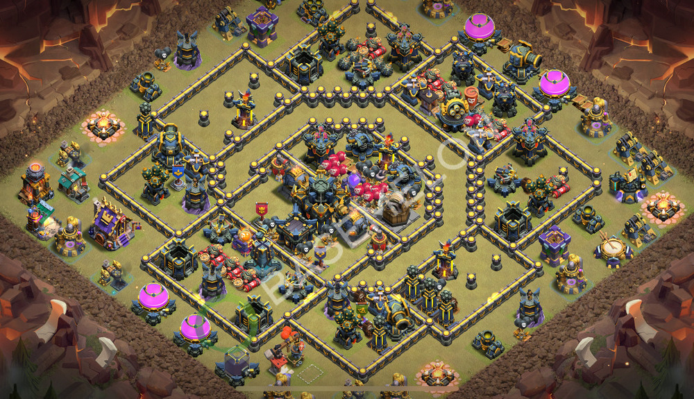 Aldea del Ayuntamiento Nivel 17 para Guerra, Anti Todo Diseño 2025, #2137