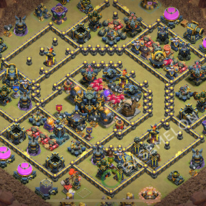 Aldea del Ayuntamiento Nivel 17 para Guerra, Anti Todo Diseño 2025, #2137