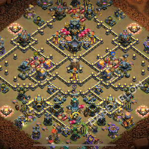 Aldea del Ayuntamiento Nivel 17 para Guerra, Anti Todo Diseño 2025, #2159