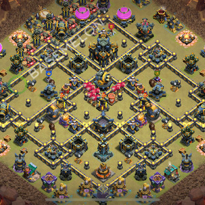 Aldea del Ayuntamiento Nivel 17 para Guerra, Anti Todo Diseño 2025, #2195